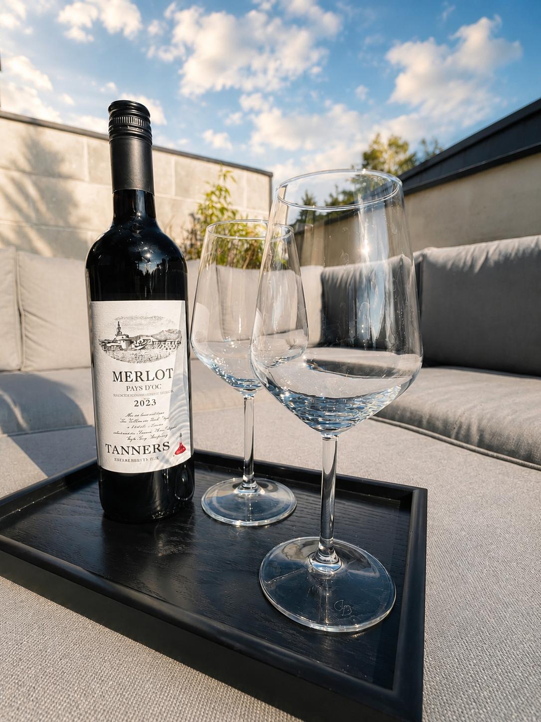 Rooftop terrace at The Penthouse Shrewsbury